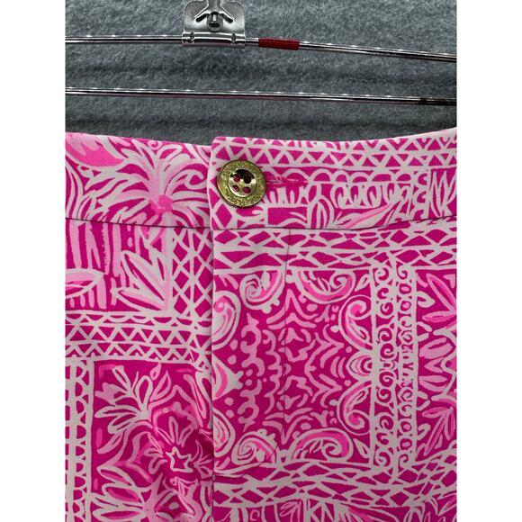 Lilly Pulitzer Colette Womens 8 Knit Skort New Blooms on the Block Pink Preppy - Picture 3 of 9
